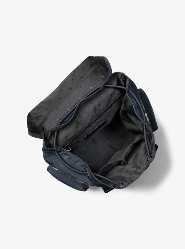 Panske Batohy Michael Kors Hudson Logo Nylon Gabardine Námornícka Modrá - Tasky Michael Kors Outlet | QONLJ-3916